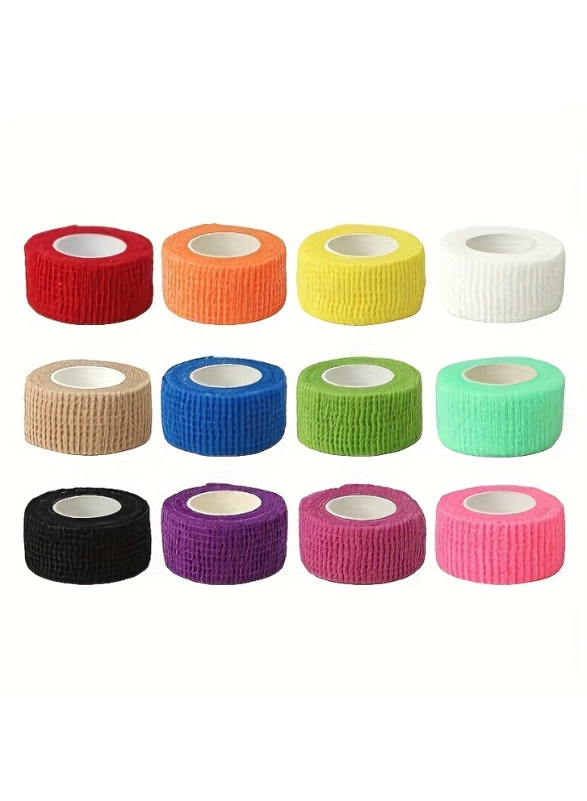 زيفانا عبوة من 6 ضمادات مرنة لاصقة غير منسوجة - للإصابات الرياضية، ودعم المفاصل، وتثبيت الكسور، وتضميد الجروح، لون أخضر - Image 1