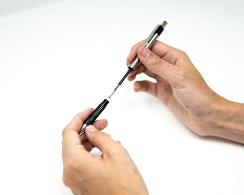 Zebra Pen G-301 Gel Pens 1-Pack, Black Ink, 0.7mm Medium Point, Stainless Steel Barrel, Comfortable Textured Grip, Secure Metal Clip, Short Length for Easy Pocket Storage (41311) - Image 5