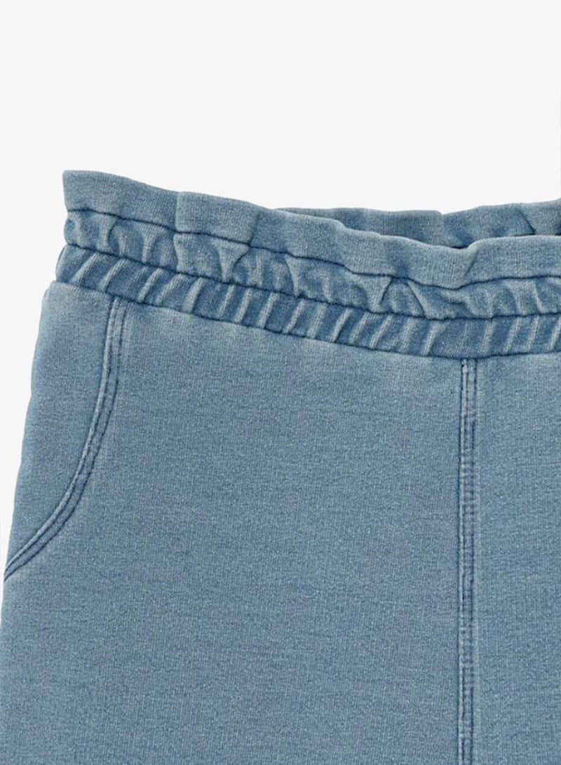 GUESS Infant Printed Crew Neck T-Shirt And Denim Pants Set - Image 4