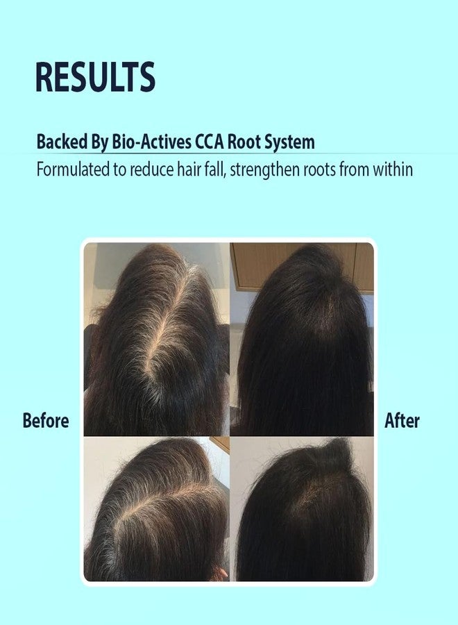 Dermistry Caffeine Collagen Wheat Protein Anti-Hair Fall Control Shampoo Strengthens Weak Roots Improves Thickness Density Reduces Breakage & Fall for Dry Frizzy Curly All Hair Types Men Women 200ml - Image 4