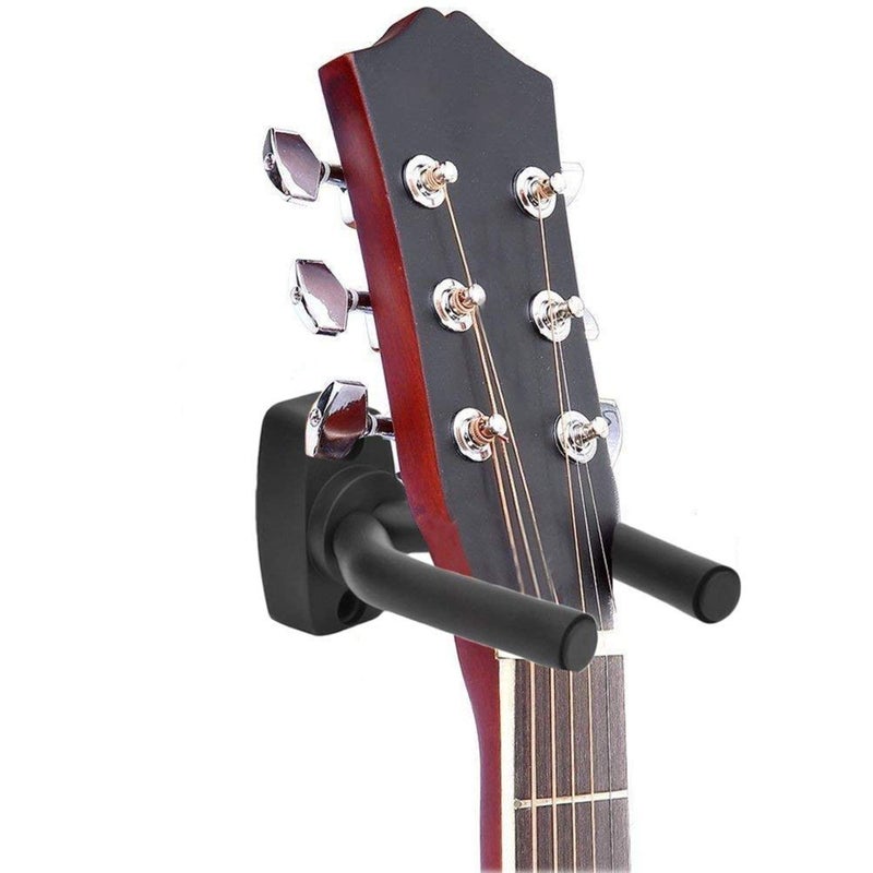 CC CAIHONG Guitar Wall Mount Hanger 6 Pack, Guitar Hanger Wall Hook Holder Stand Black Display with Screws - Easy to Install - Fits All Size Guitars, Bass, Mandolin, Banjo, Ukulele - Image 5