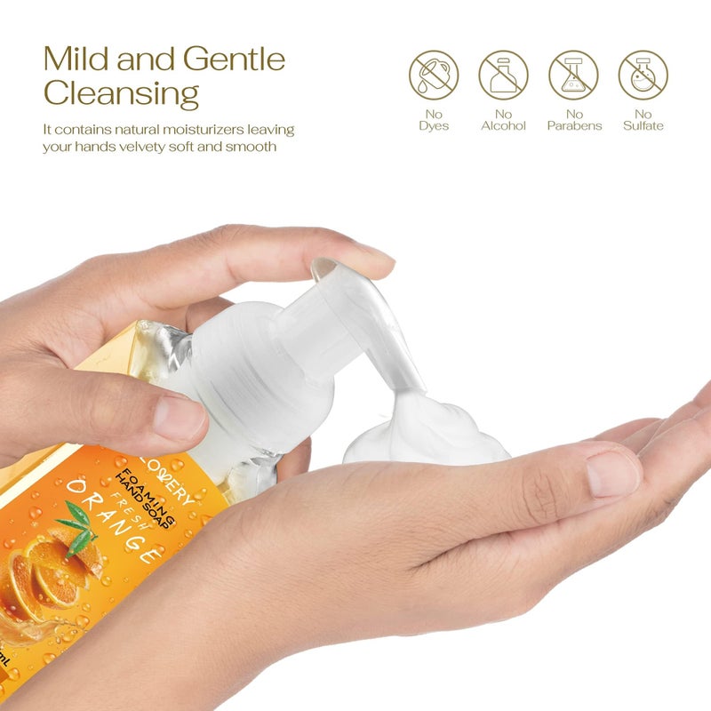 LOVERY Foaming Hand Soap 10 Pack, Moisturizing W Aloe Vera & Essential Oils - Alcohol-Free Citrus Blend, Lemon, Orange, Lime, Grapefruit, Black Cherry Fragrances & More Hand Wash for Kitchen and Bathroom - Image 4