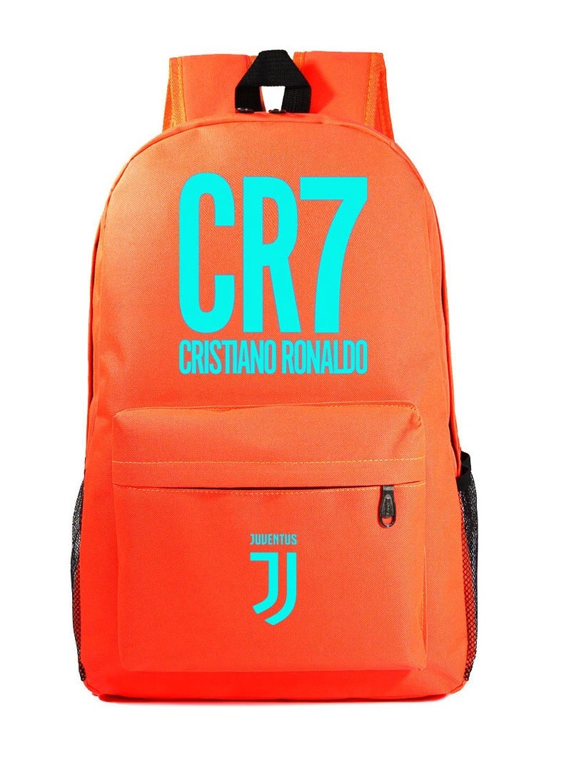 CR7 Blue Luminous Youth Casual Backpack 