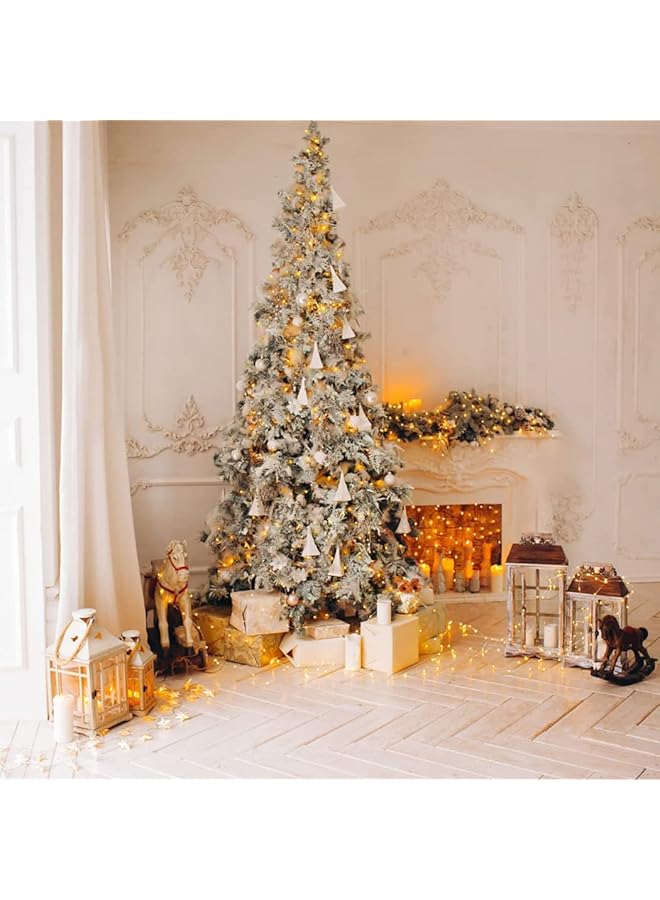 إيروريكس مجموعة من 2 سلسلة من مصابيح الطاقة الشمسية 200 مصباح ليد بطول 20 متر، مصابيح خرافية تعمل بالطاقة الشمسية للاستخدام الخارجي، 8 أوضاع، مصابيح من الأسلاك النحاسية، ديكور مقاوم للماء للحديقة وحفلات الزفاف والمهرجانات، لون أبيض دافئ - Image 4