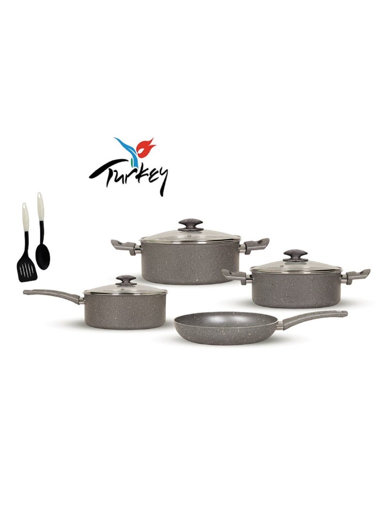 Mehtap Granite Cookware Set 9pcs