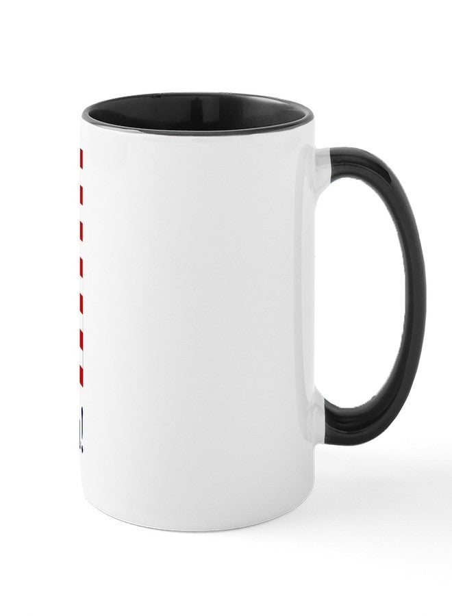 cafe press CafePress God Bless America Mug 11 oz (325 ml) Ceramic Coffee Mug - Image 2