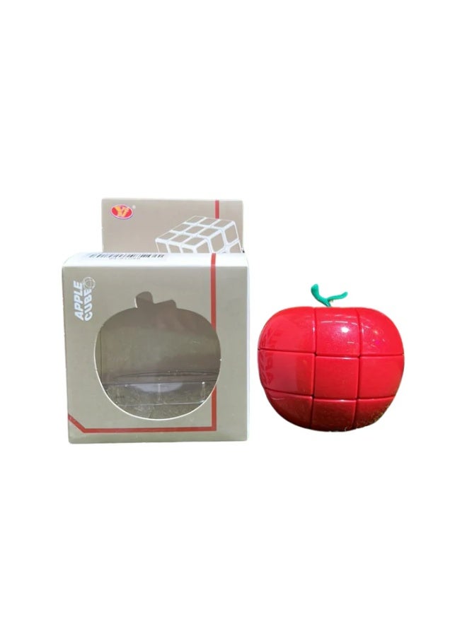 YJ Apple Shaped Puzzle Cube - Image 1