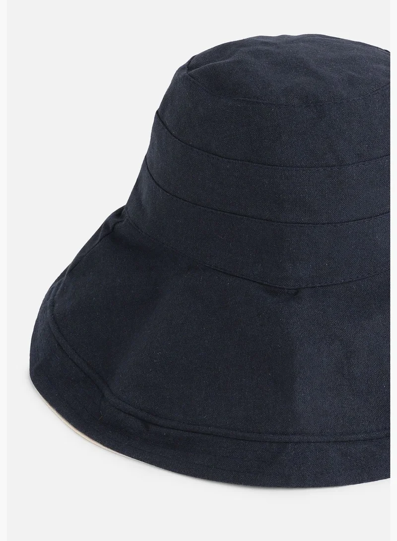 French Accent Casual Solid Polyester Bucket Hat For Men