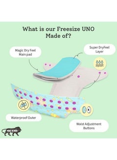 Superbottoms Uno Freesize Cloth Diaper ; Cloth Diaper For Babies 0 To 3 Years ; Washable & Reusable Cloth Diaper ; Comes With Cloth Diaper Inserts ; 1 Organic Cotton Soaker (Li'L Crush)  - Image 3