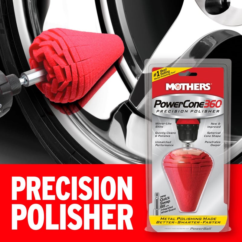 Mothers 05146 PowerCone 360 Metal Polishing Tool - Image 2