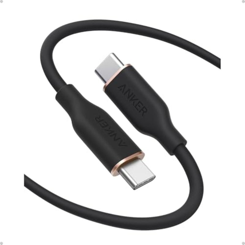 USB C Cable, 240W Type C Flow Cord, Fast Charging for iPhone17/ 16 Series, MacBook Pro 2020, Samsung Galaxy, and More USB 2.0, 6Feet - Image 1