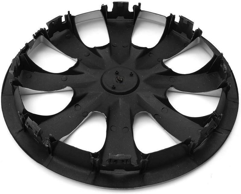 DEMULAX 15" 8-Spoke Silver Car Wheel Cover Hubcap Set - Image 5