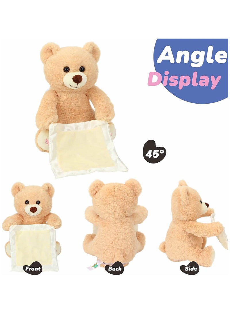 Stuffed Bear Plush Interactive Hide and Seek Stuffed Toy Repeat What You Say Sing Music Educational Animated Toy - Image 3