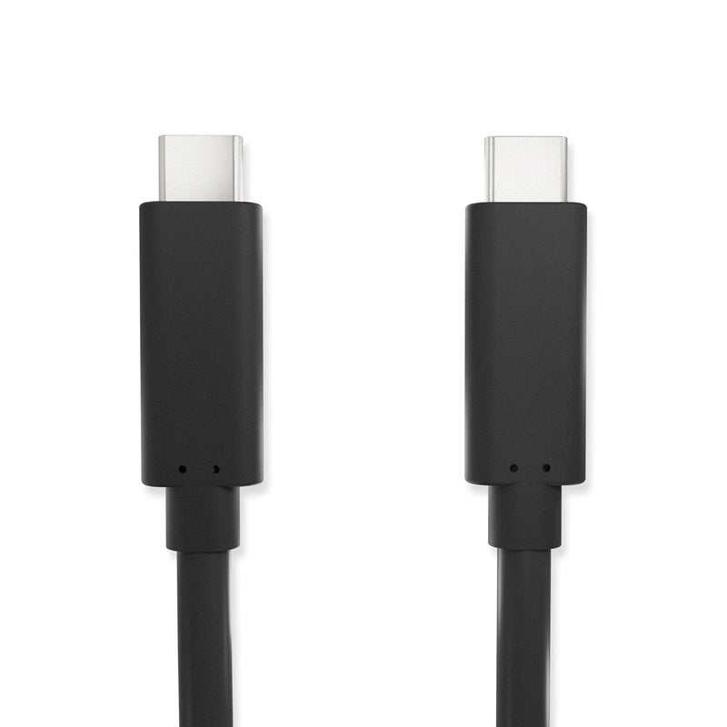 Cablelera USB Fast Charging Cable, USB3.2 Gen2x1, Type C to C, USB C Cable, 60W Fast Charge, 10Gbps Data Transfer, Black, 1.5 Meters - Image 2