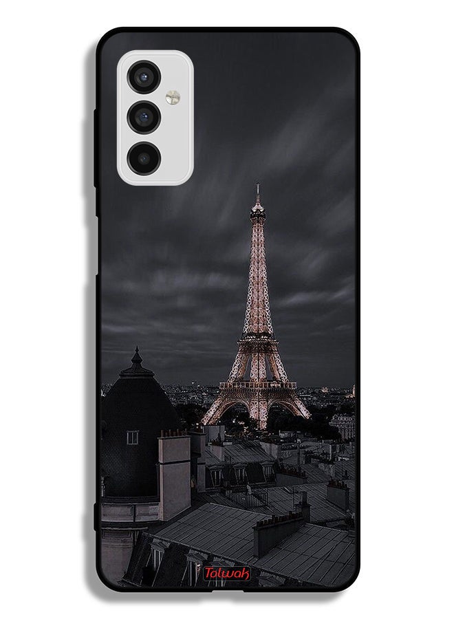 Tolwak Samsung Galaxy M52 5G Protective Case Cover Eiffel Tower In Night - Image 2