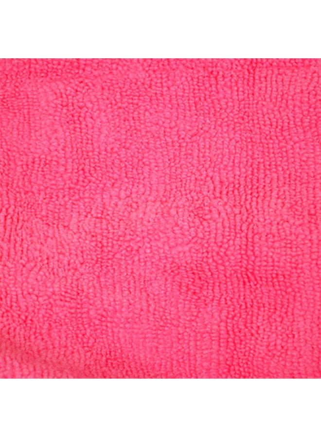 Queena Women Microfiber Bath Towel Wrap & Hair Turban Adjustable Spa Shower Cover Up,Pink - Image 3