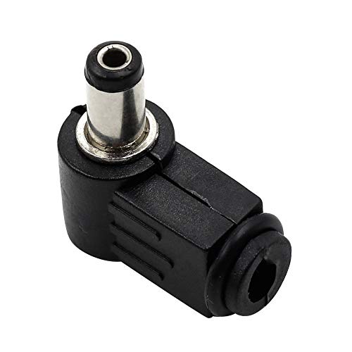 Luomorgo Right Angle 5.5 x 2.1mm/0.22 x 0.08 inch DC Socket Jack Charger Power Plug Solder 20pcs - Image 4