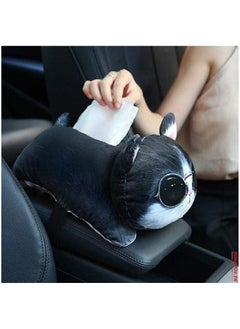 RoadPower Car Tissue Box Cute Cartoon Soft Plush Napkin Tissue Paper Holder Portable Paper Package Case Car Seat Tissue Box Car Styling Accessories  - Image 3