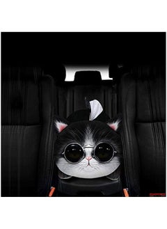 RoadPower Car Tissue Box Cute Cartoon Soft Plush Napkin Tissue Paper Holder Portable Paper Package Case Car Seat Tissue Box Car Styling Accessories  - Image 5