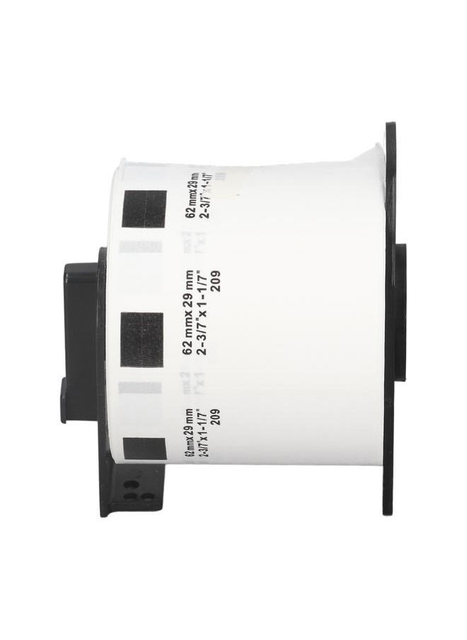 Thoraya - Thermal Labels 29x62mm Heat Sensitive Material Strong Adhesion Reusable Detachable DK Core Support Label for QL Series - Image 1