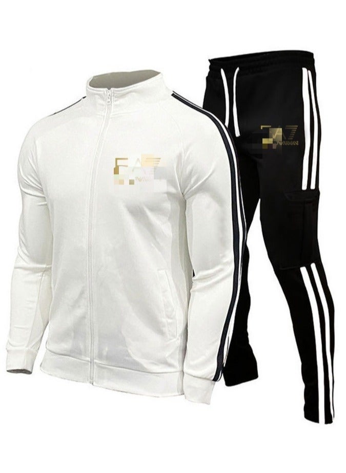 KUYING Men's loose sportswear and sports pants two-piece set  - Image 1