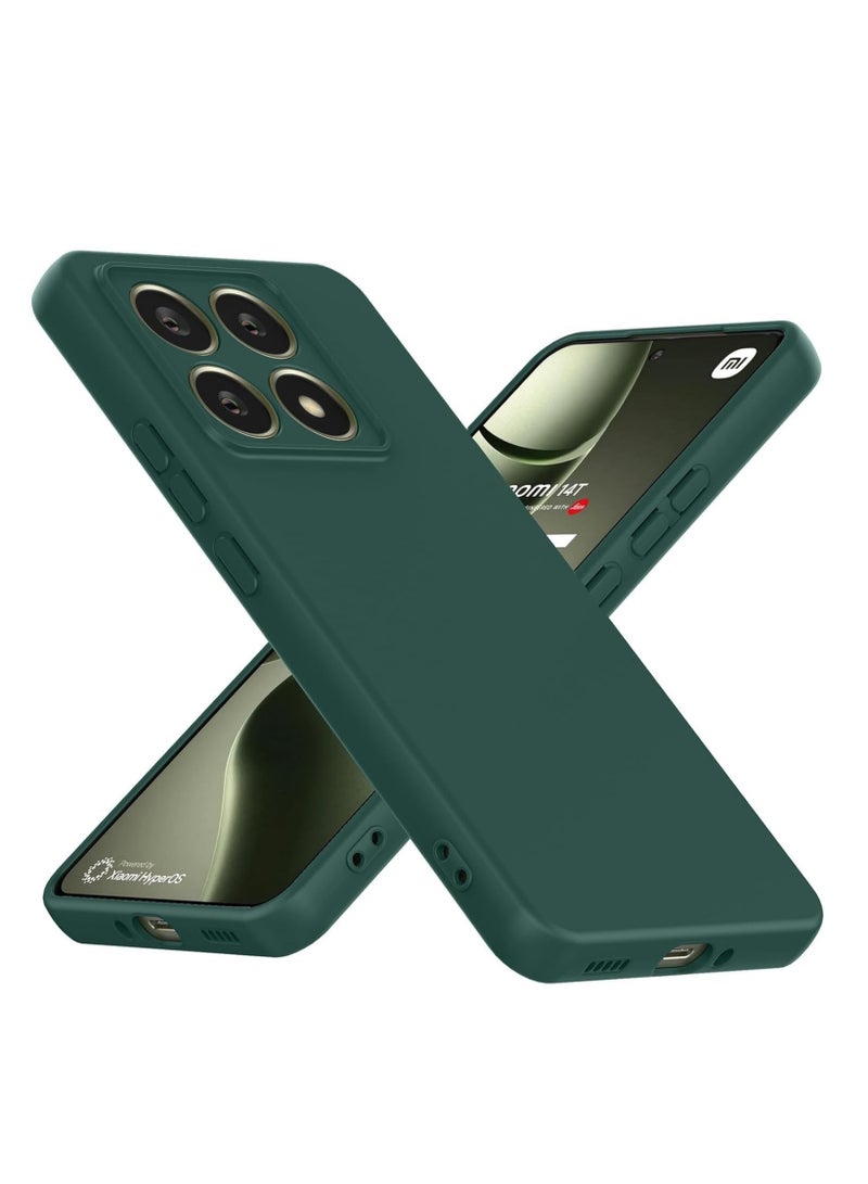 BORTONY Xiaomi 14T Case Cover Liquid Silicone Phone Case with Soft Interior Slim Fit Flexible Thin Camera Protection Back Cover for Xiaomi 14T 6.6-inch - Image 1