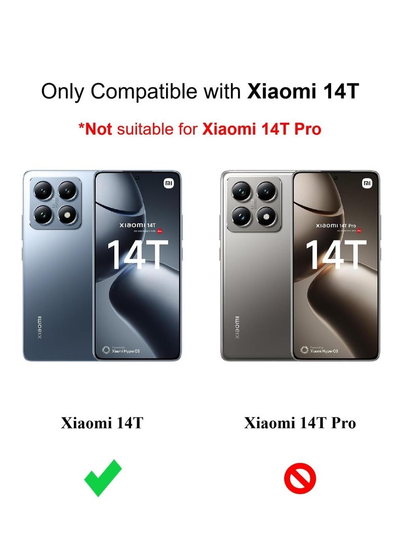 BORTONY Xiaomi 14T Case Cover Liquid Silicone Phone Case with Soft Interior Slim Fit Flexible Thin Camera Protection Back Cover for Xiaomi 14T 6.6-inch - Image 2