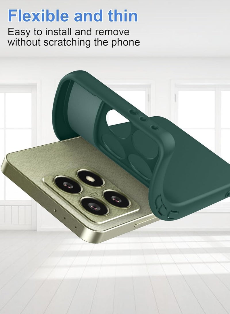 BORTONY Xiaomi 14T Case Cover Liquid Silicone Phone Case with Soft Interior Slim Fit Flexible Thin Camera Protection Back Cover for Xiaomi 14T 6.6-inch - Image 4