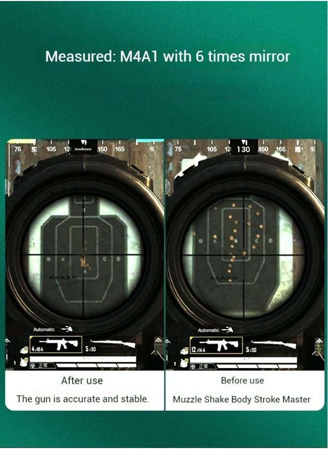 Generic - Mobile Game Controller Trigger, Mobile Game Accessories 6 Finger Trigger Sensitive Shoot and Target Buttons Smartphone Game Controller Gamepad for PUBG/Survival Rules/Knives Out - Image 1
