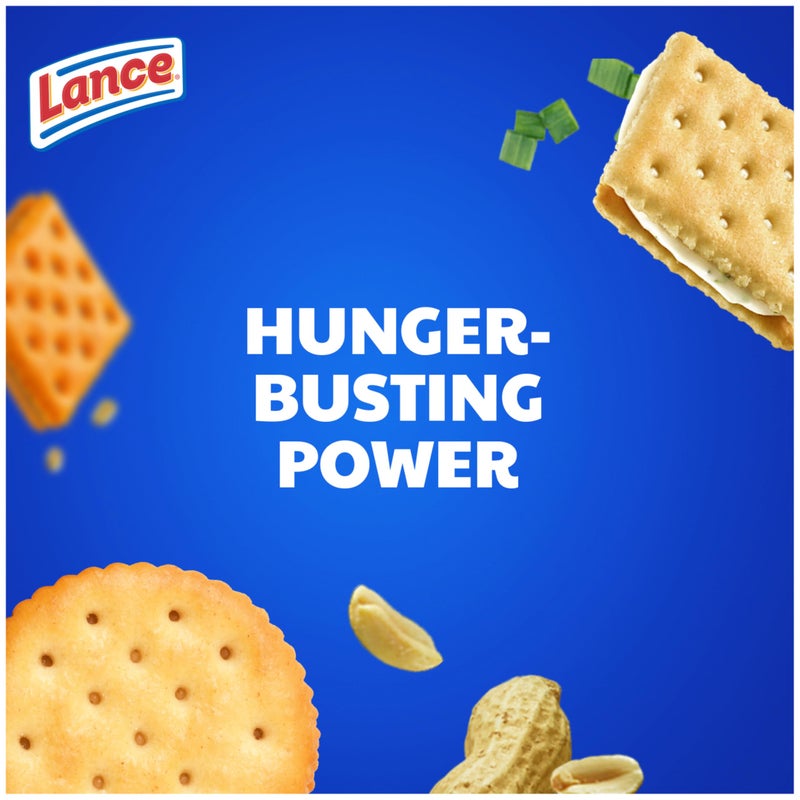 Lance Sandwich Crackers, Variety Pack, 3 Flavors, 20 Individually Wrapped Packs, 6 Sandwiches Each - Image 2