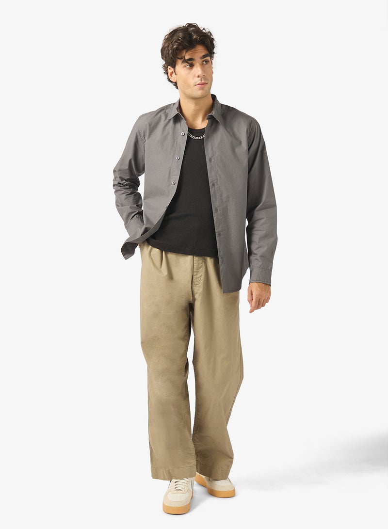 سفنتي فايف قميص كلاسيكي بقصة عادية - Image 4