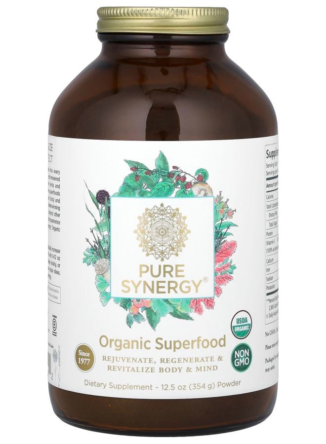 Organic Superfood  Powder 12.5 oz (354 g)