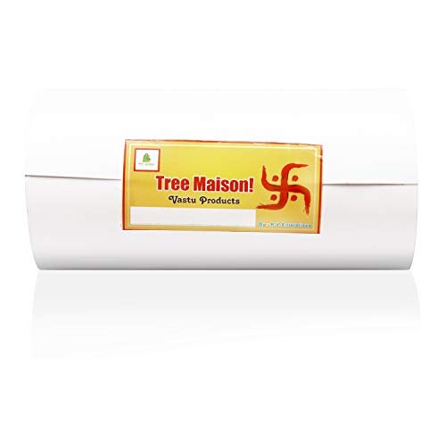 TREEMAISON Vastu White Tape | Size - 4 Inch | Length- 8 Feet (Approx) | Vastu Tape for Toilet | Main Door Entrance | Vastu Tape Remedy | Pack of 1 - Image 3