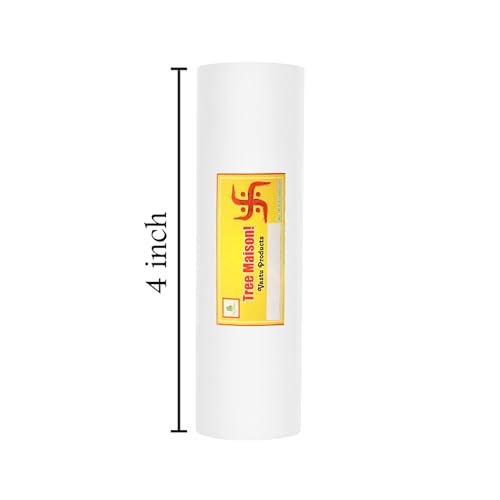 TREEMAISON Vastu White Tape | Size - 4 Inch | Length- 8 Feet (Approx) | Vastu Tape for Toilet | Main Door Entrance | Vastu Tape Remedy | Pack of 1 - Image 2