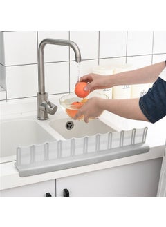 Ezolan Buffer with Suction Cup Rubber Liquid Water Leak Proof Isolation Kitchen Bathroom Shower Barrier Sink Edge Gripper Set  - Image 2