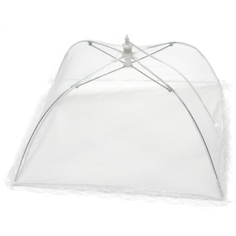 Chef Craft Classic Plastic Picnic Food Tent, 12 by 12 inch diameter, White - Image 1