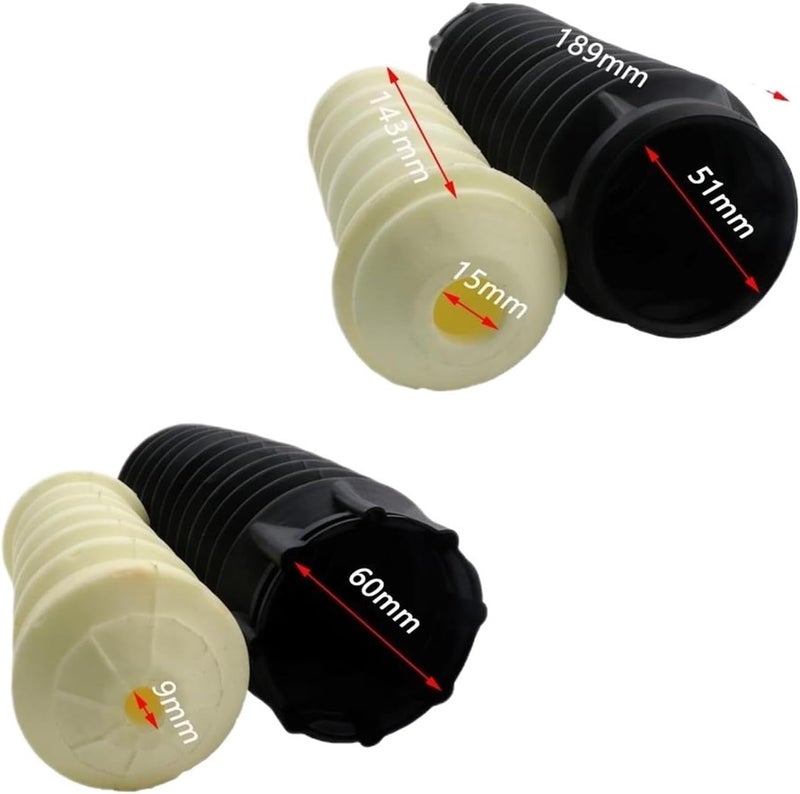 Wivplex Rear Dust Cover Air Shock Absorber Boot Kit - Image 2