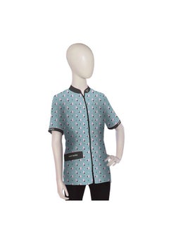 ARTERO Niza Poodle Smock Designed For Dog Groomers & Veterinary Clinic Professionals Made With 100% Polyester Material, Extremely Durable, Yet Comfortable And Light To Wear - Turquoise S 