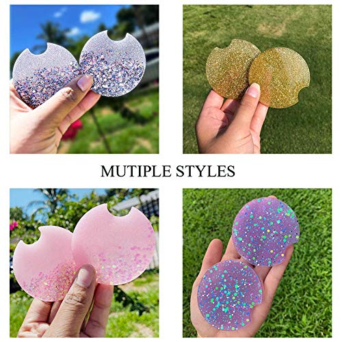 Angel Wings 2 Pack DIY Round Coaster Silicone Mold for Epoxy Resin Casting Molds Diameter 6.5cm/7.3cm, Molds for Casting, Home Decoration. - Image 5