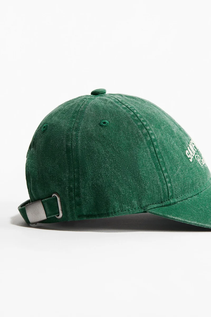H&M Embroidered-motif twill cap