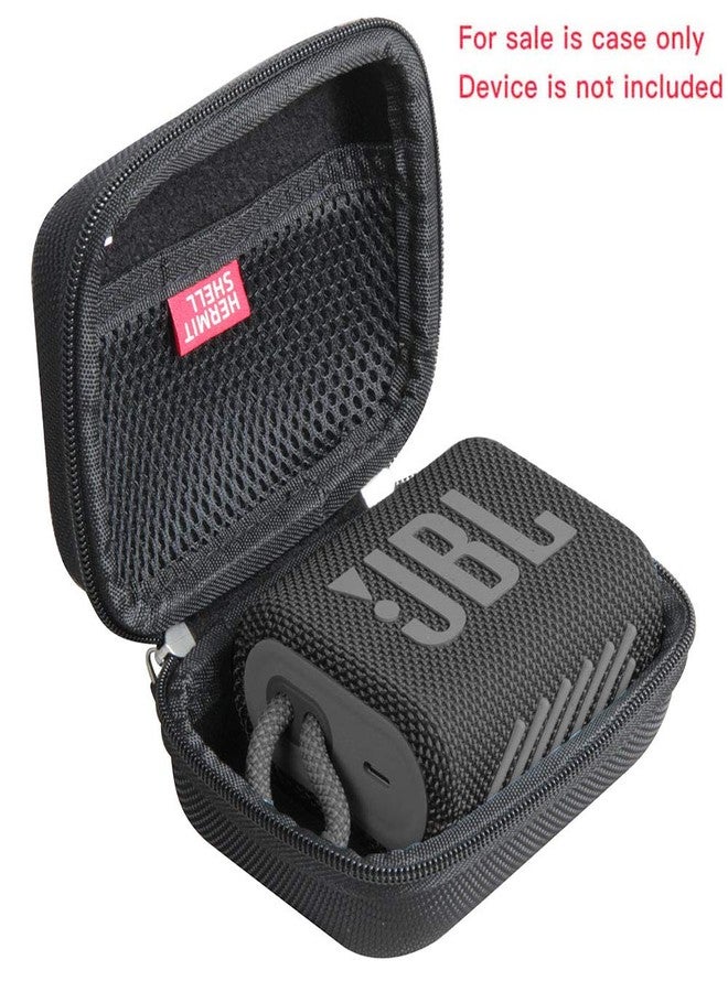 Hermitshell Hard Travel Case for JBL Go 3 Portable Bluetooth Speaker (Black) - Image 2