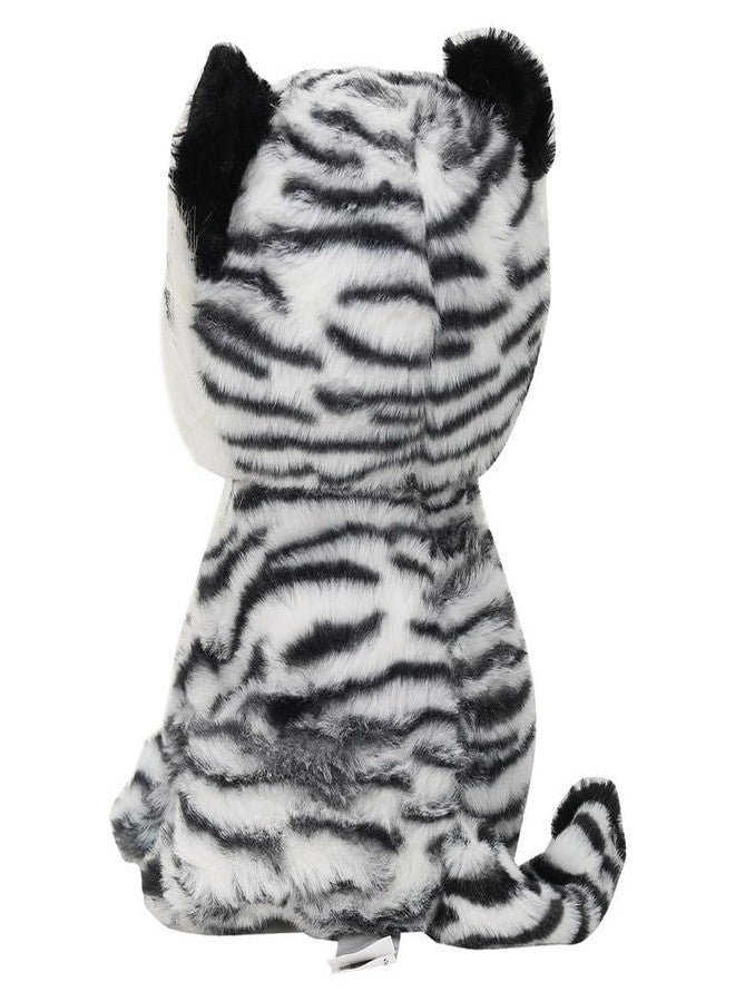 STRIDERS Tiger Plush Soft Toy Baby | Cute Stuffed Animal for Kids | Adorable Soft | Huggable Cuddly for Girls & Boys | Safe for Kids |Black & White Tiger - Image 4