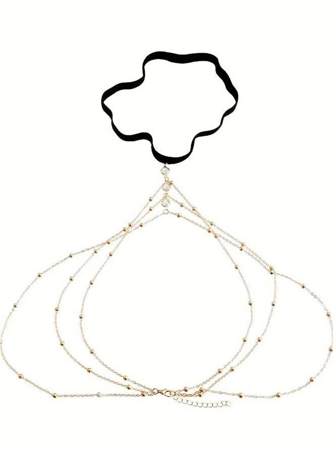 Gold Thigh Chain Leg Jewelry for Women Perfect for  Beach - Image 1
