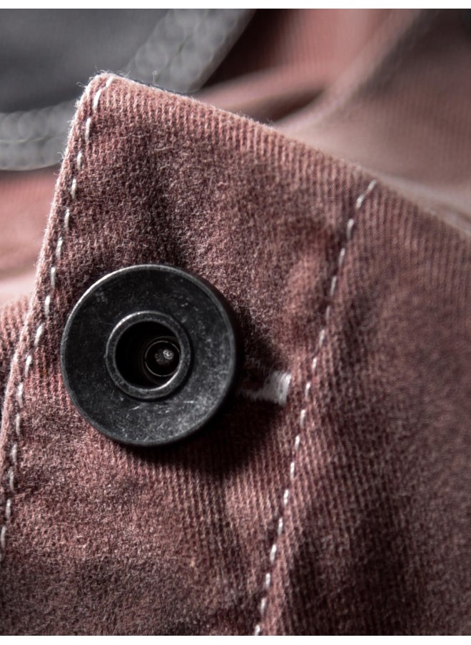 Beyoung Mauve Cut and Sew Casual Shirt for Men  - Image 5