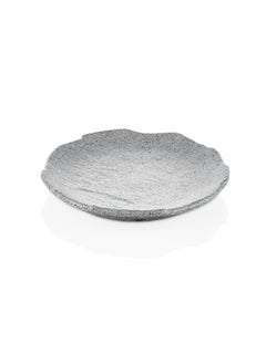 KULSAN Melamine Dessert Plate Set 4 Pieces Granit Color 20 cm  - Image 2