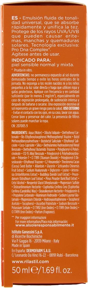 Rilastil Sun System SPF50 Water Touch Colour 50 ml - Image 4