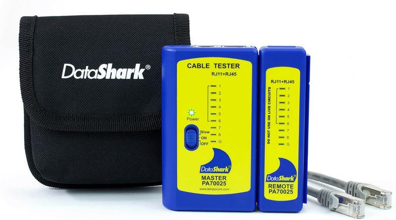 TEMPO DataShark PA70025 Network Cable Tester - RJ11/RJ45 Cable Mapper for Continuity Testing - Image 1