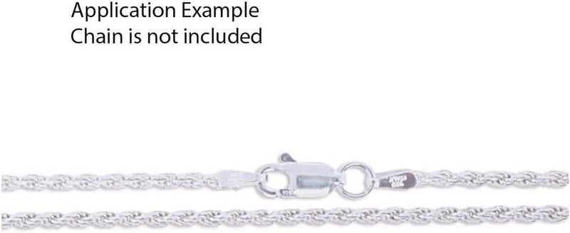 Adabele 2pcs Authentic Sterling Silver 12mm Italian Rectangle Lobster Trigger Clasps Open Jump Ring Hypoallergenic Nickel Free for DIY Jewelry Making SS25-CC - Image 4