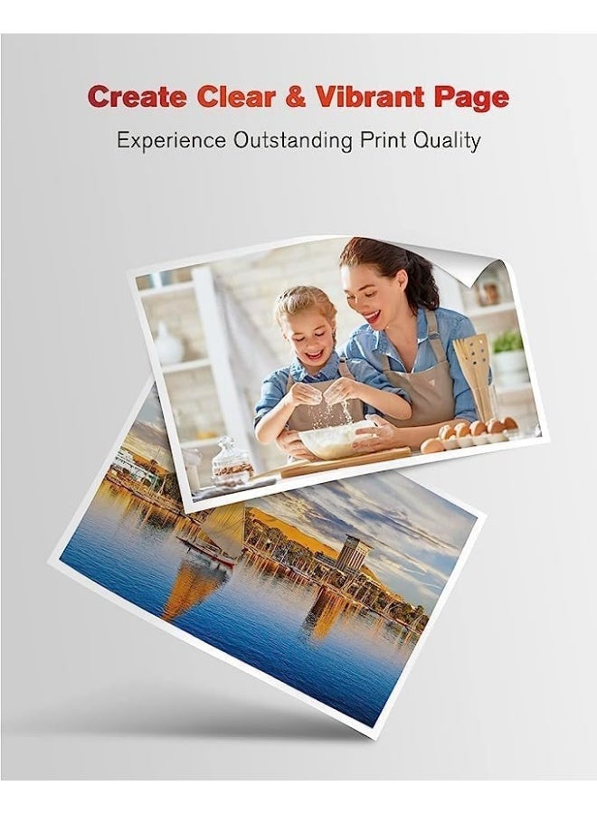 فاست برينت مجموعة خراطيش حبر متوافقة من 4 قطع 304A/305A/312A أسود/سماوي/أصفر/أرجواني - Image 3