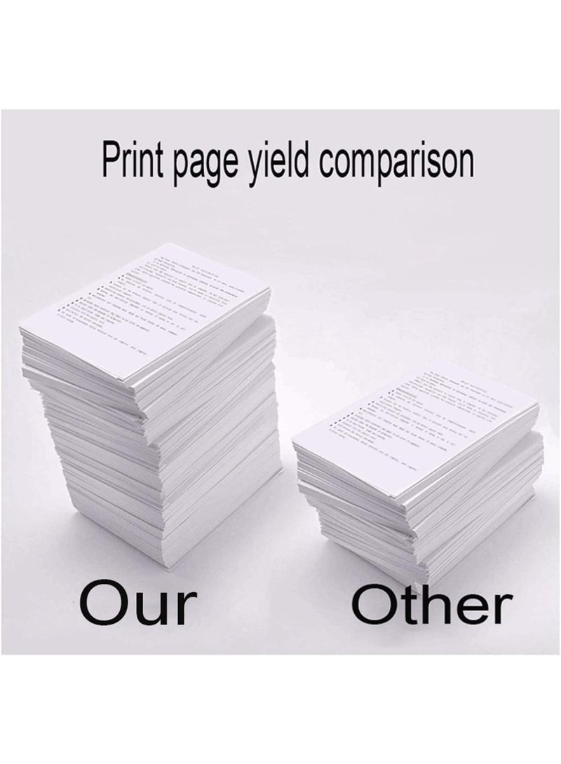 فاست برينت مجموعة خراطيش حبر متوافقة من 4 قطع 304A/305A/312A أسود/سماوي/أصفر/أرجواني - Image 5